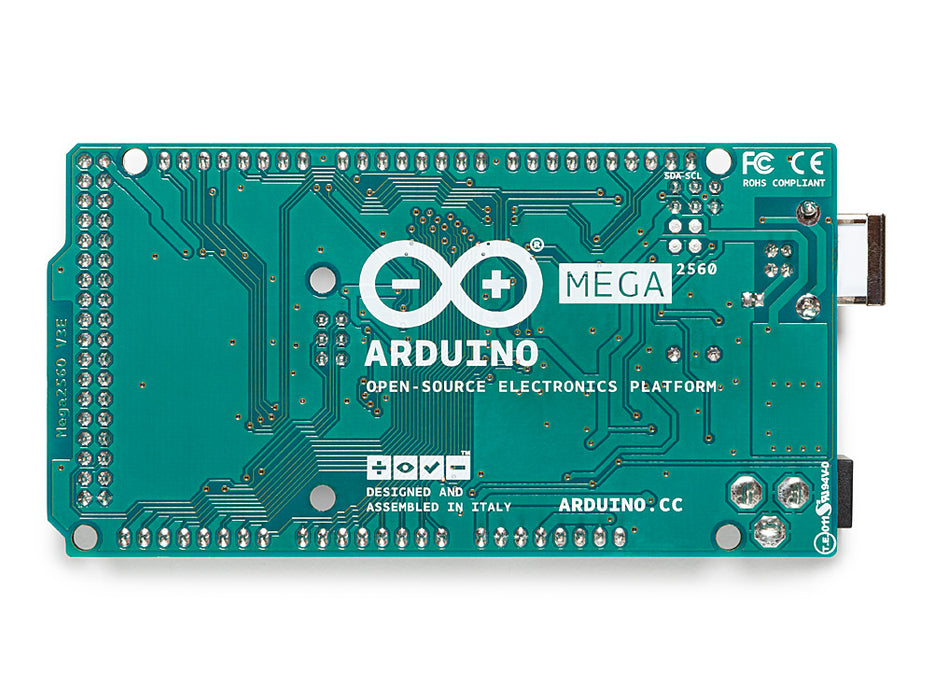 Arduino Mega 2560 Rev3 bottom view