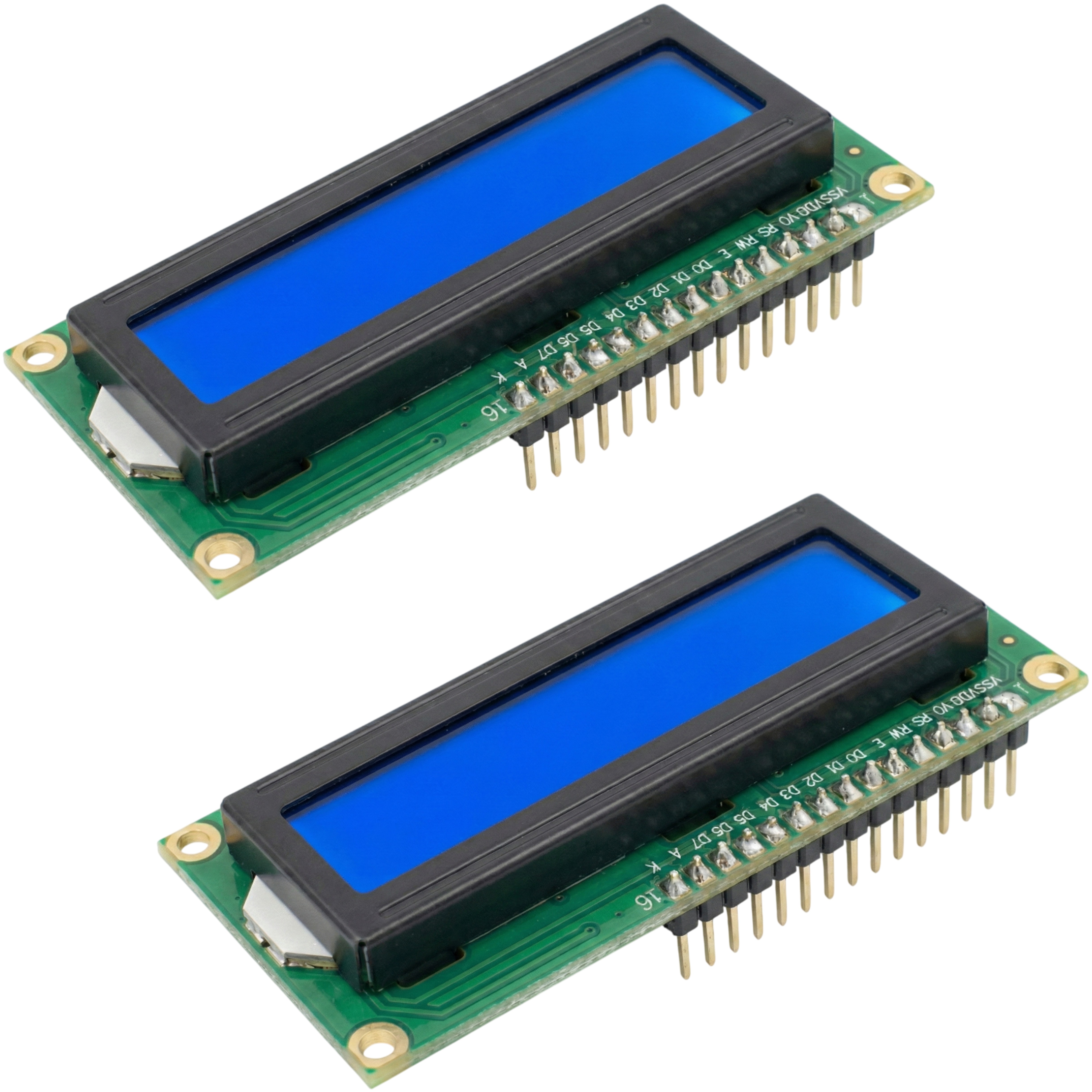 1602A LCD Display Module, Blue Screen