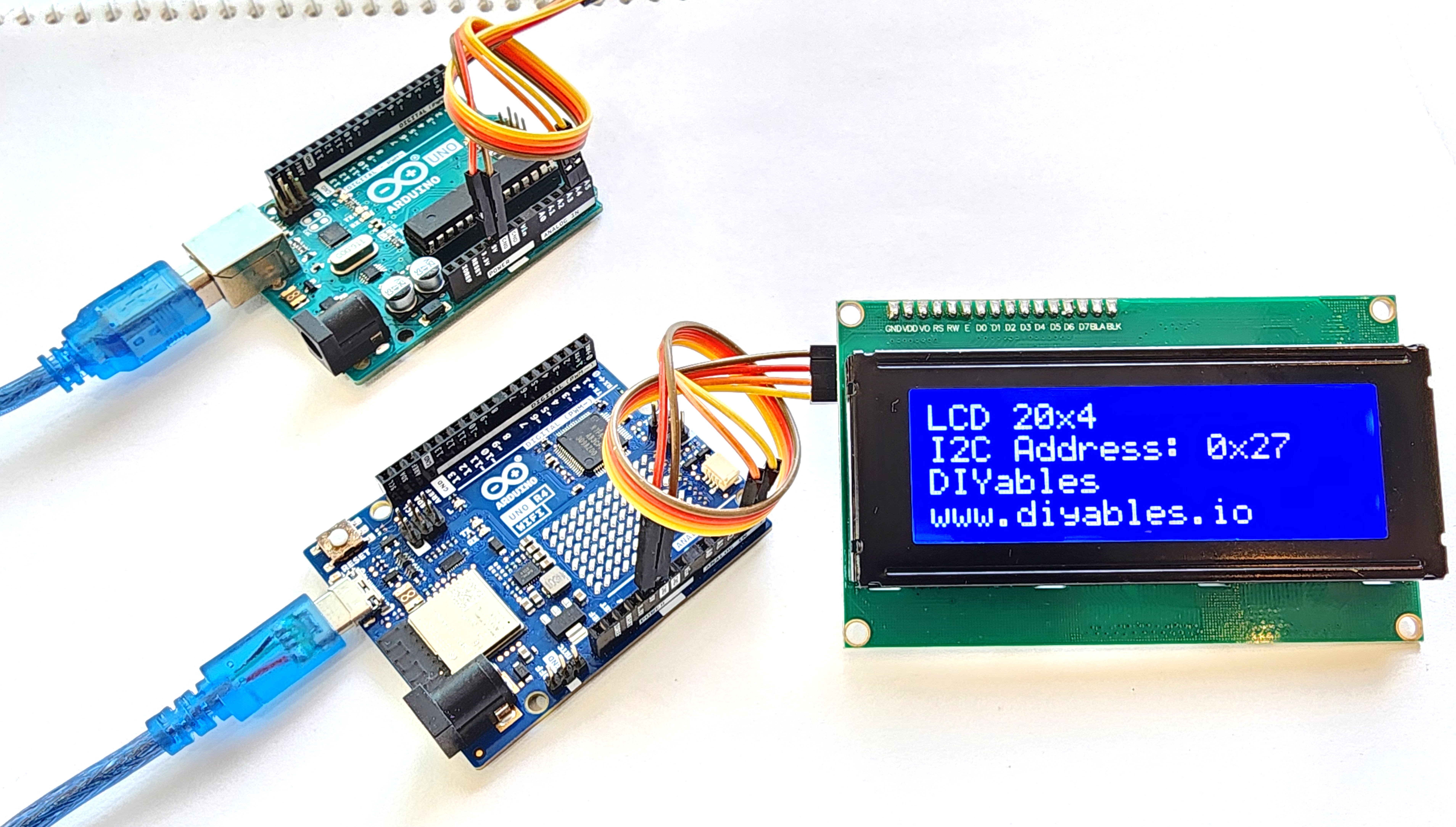 LCD 2004 I2C Blue view 6