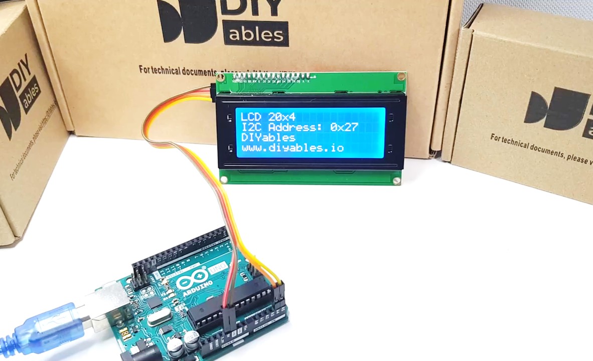 LCD 20x4 I2C view 3