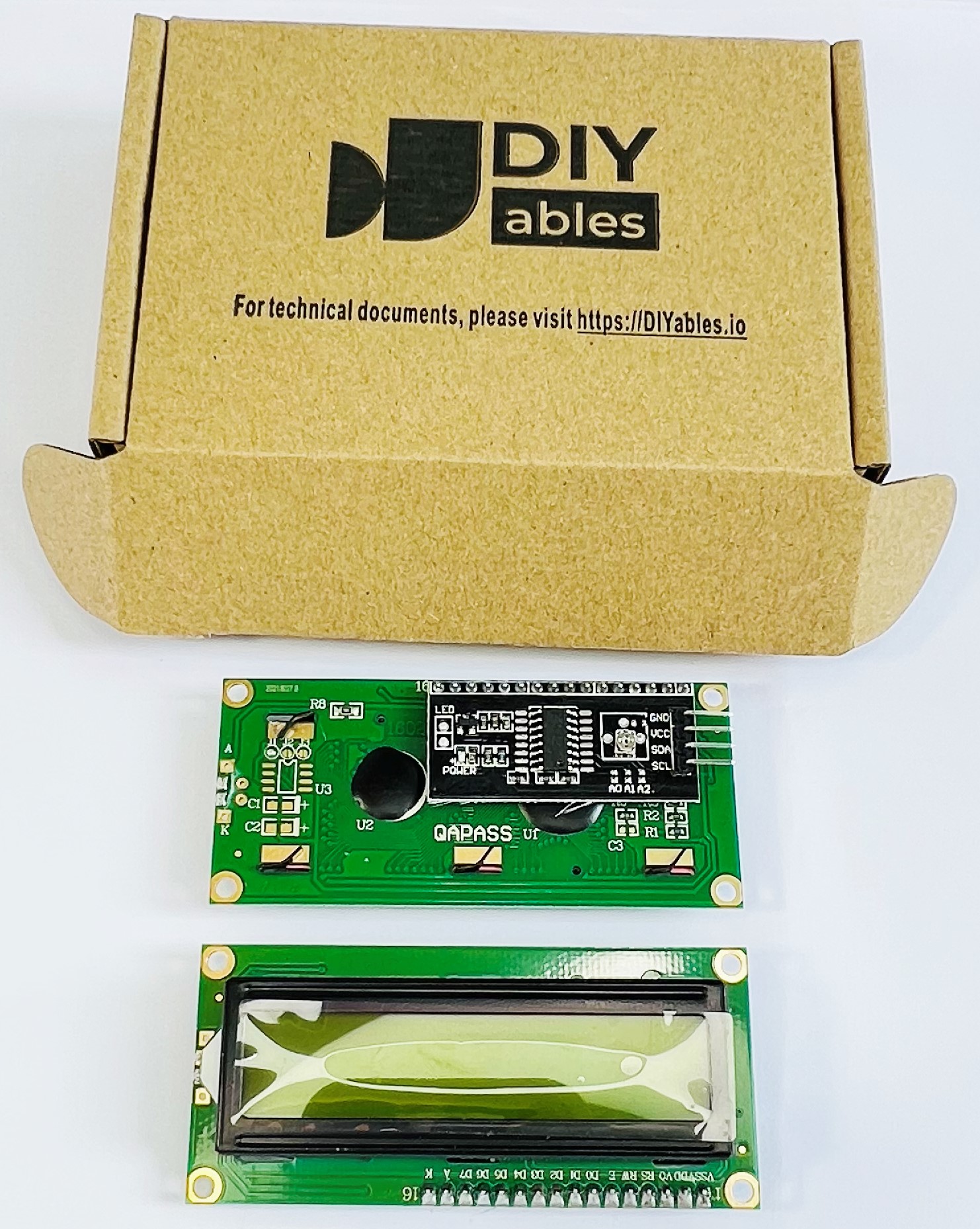 LCD I2C 16x2 box view 1