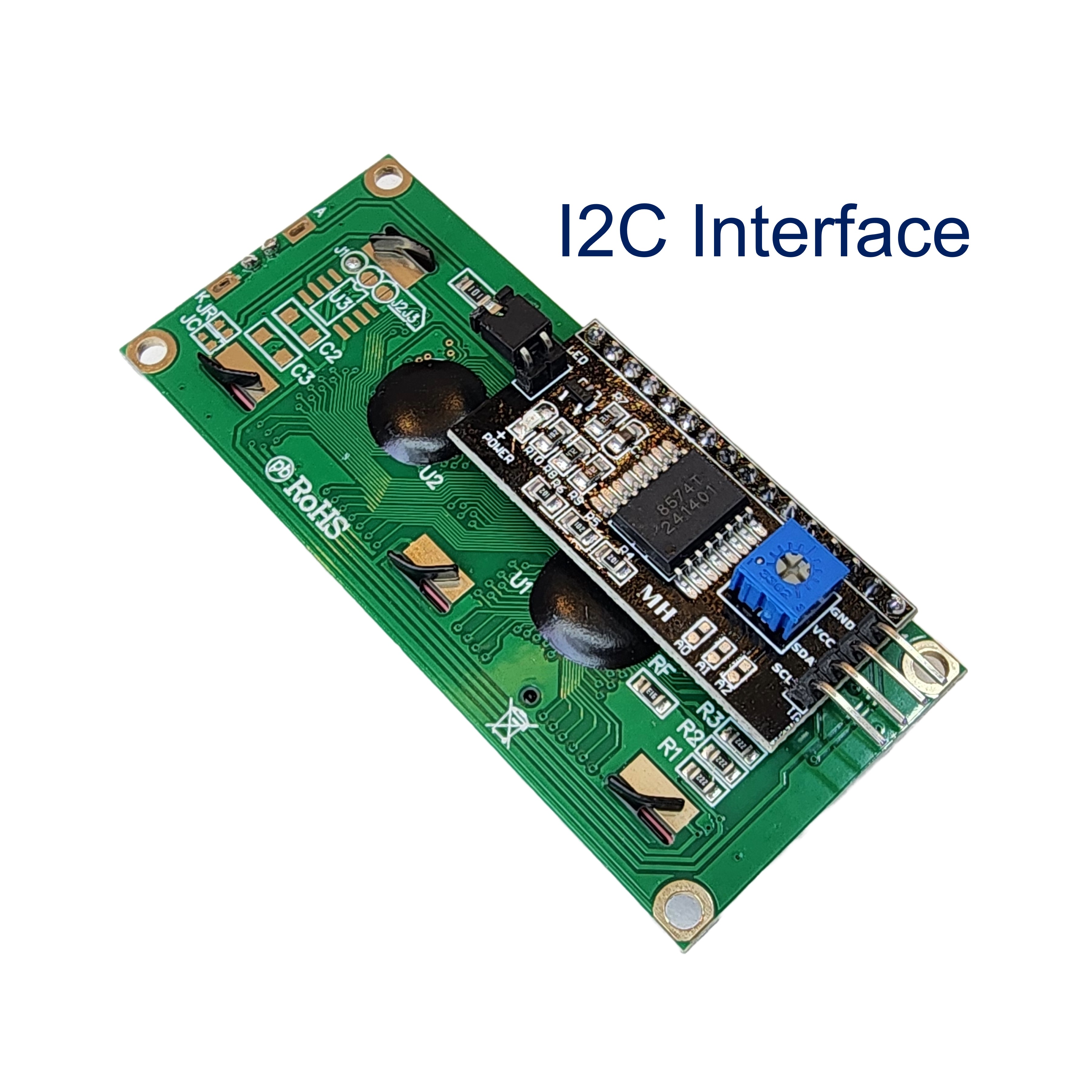 LCD I2C 16x2 Blue Background