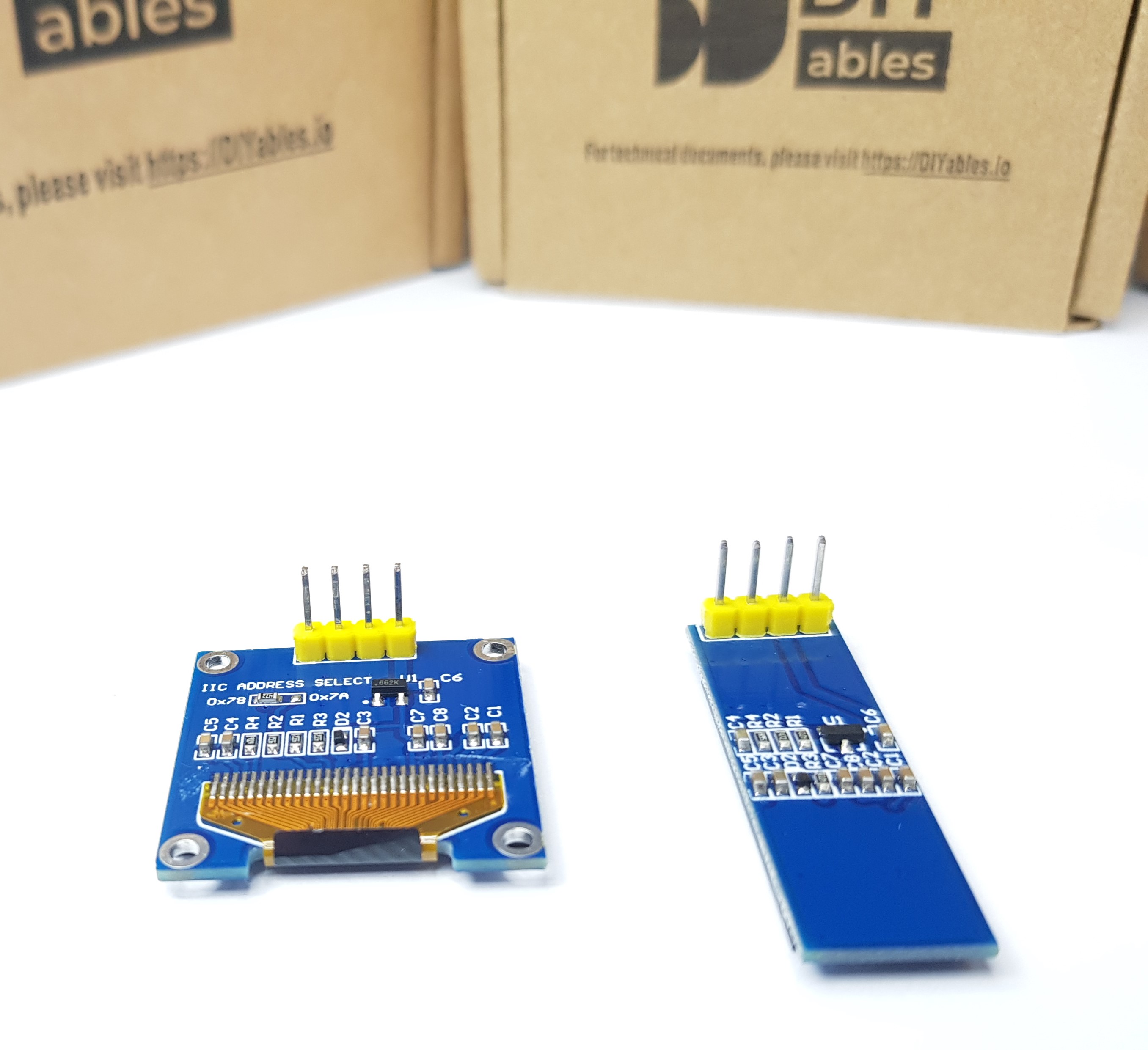 OLED Display back view