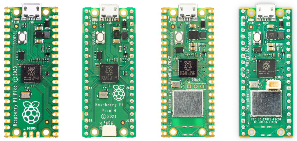Raspberry Pi Pico WH pinout