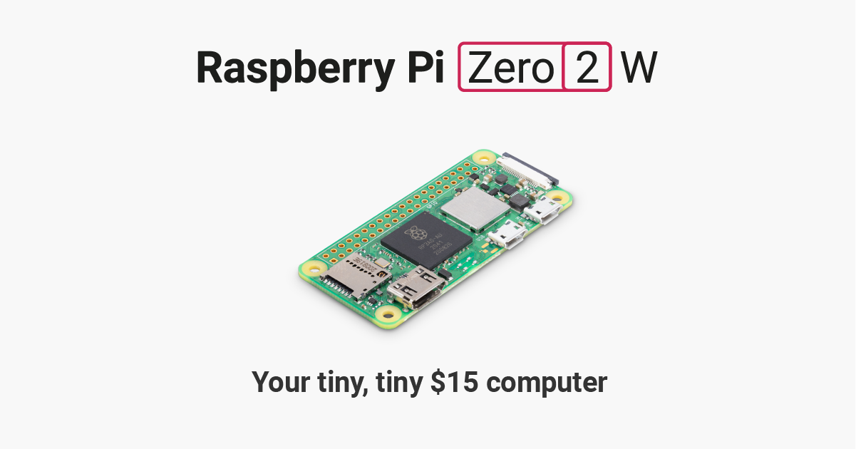 Raspberry Pi Zero 2 W bottom view